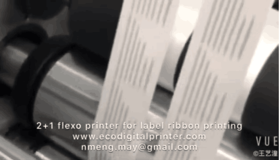 Label ribbon flexo printing machine 