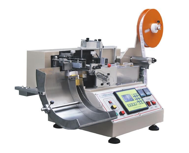  Cold and hot label ribbon cutting machine with stack up function